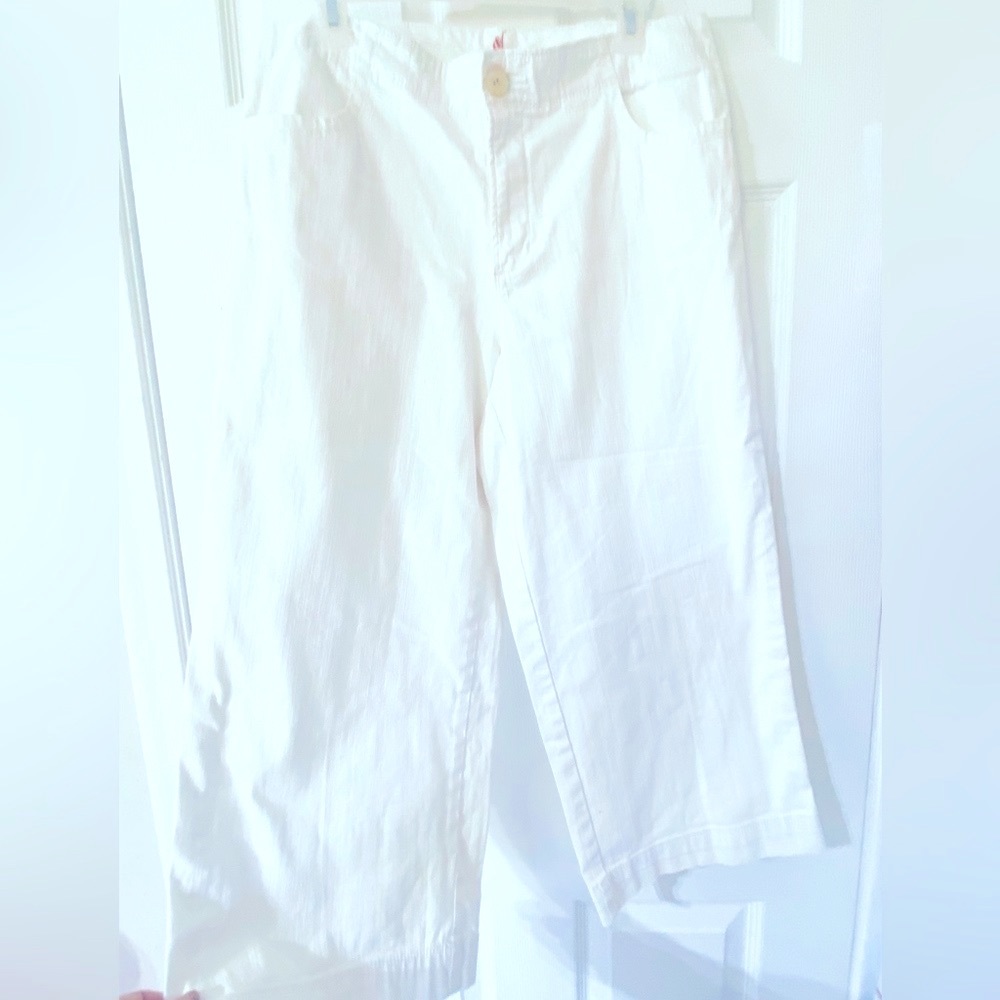 Style and Co Women’s White Crop Jeans Size 10